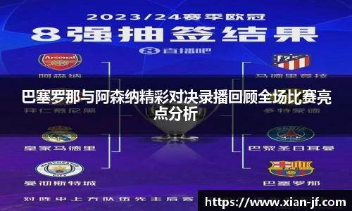 巴塞罗那与阿森纳精彩对决录播回顾全场比赛亮点分析